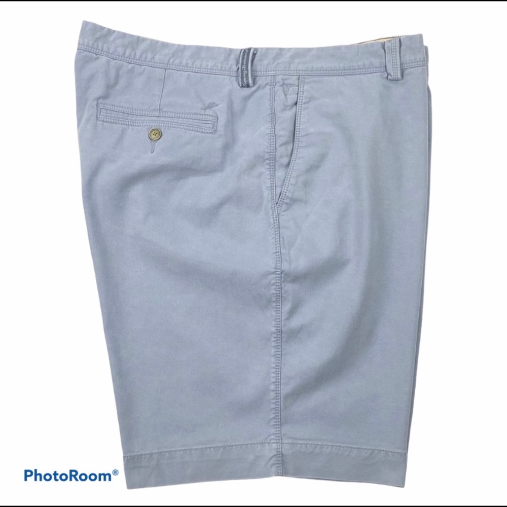 Tommy Bahama flat front casual shorts blue sz 38